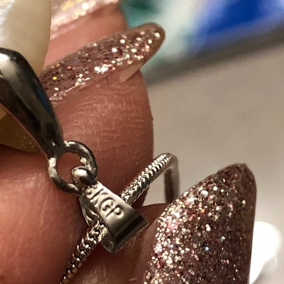 NEW - Hawaiian Freshwater Baroque Pearl Pendant Necklace Set in 8KT GP Setting - Picture 6 of 16